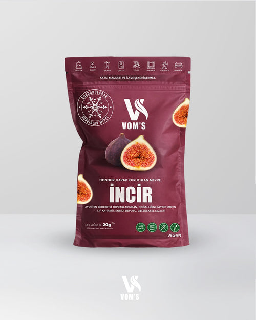 Dondurularak Kurutulmuş Meyve Cipsi - Freeze Dried 5'li İncir Tanışma Paketi 5x20gr
